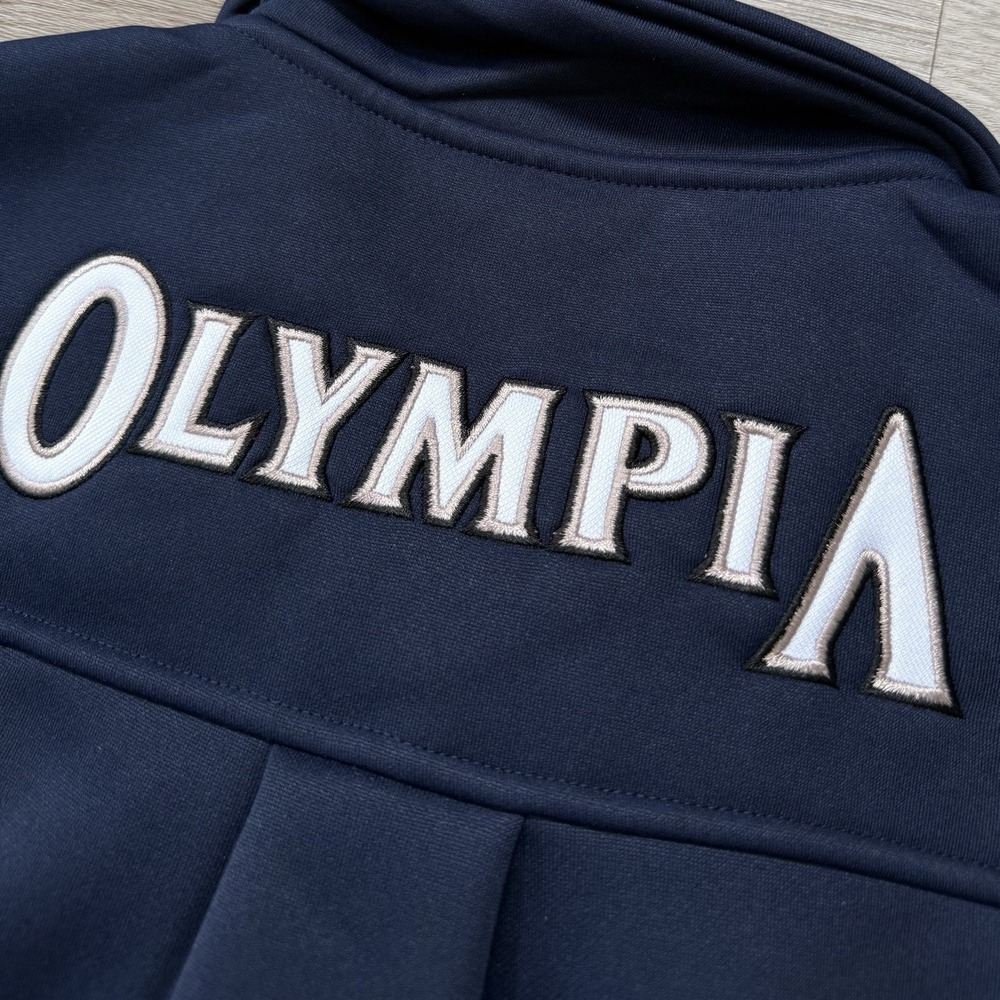 Rare Joe Weider Olympia Bodybuilding Fleece Shirt Jacket Mens Sz Medium Large